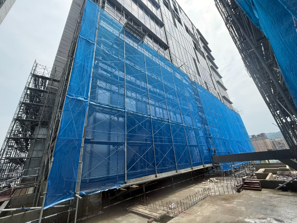 建案外牆施工架多層搭設